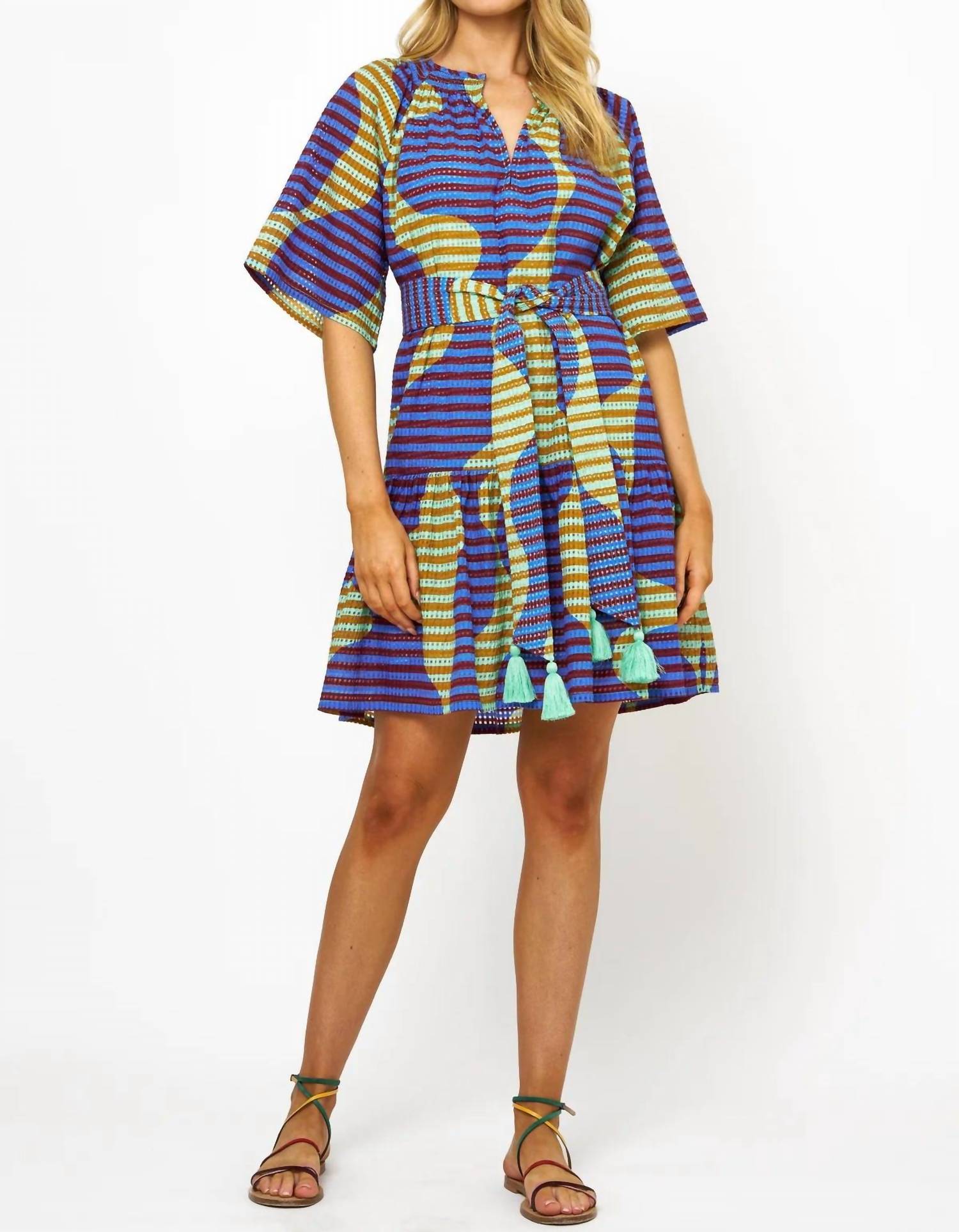 Oliphant - Raglan Belted Mini Dress