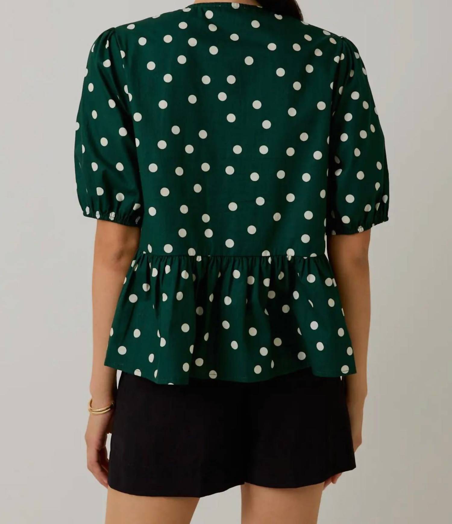 Sunday Edition - Junie Polka Dot Blouse