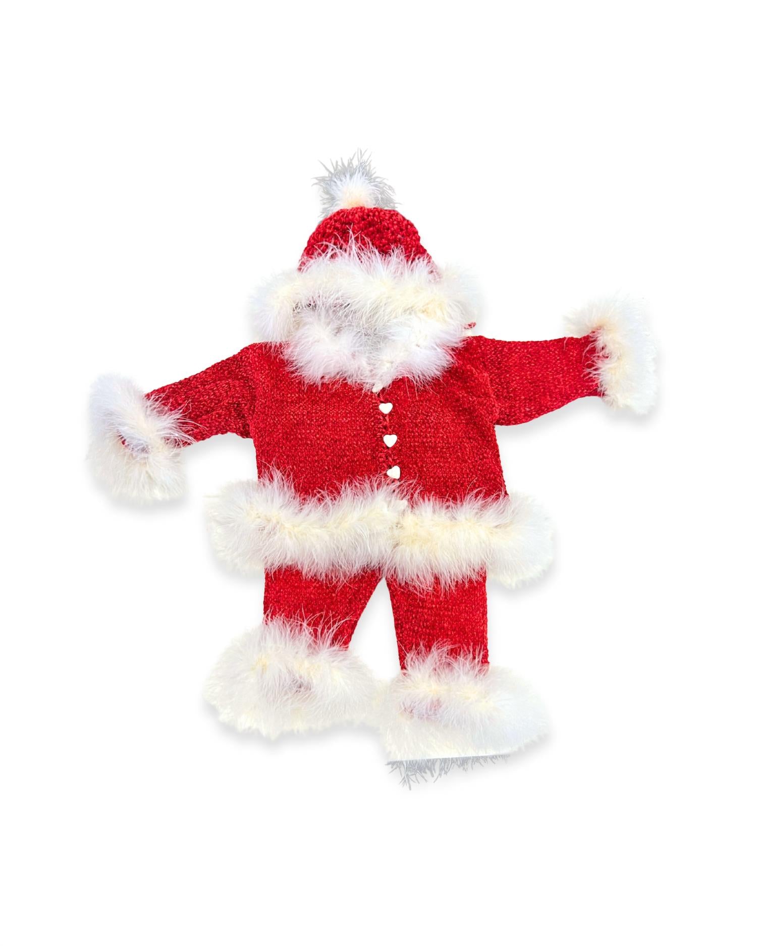 Gita - 3pc Chenille Sweater With Pants And Hat