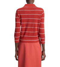 Vince - Striped Pique Polo