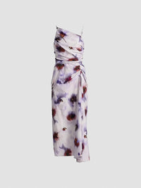 A.L.C. - Juno Floral Ruched Cotton Midi Dress