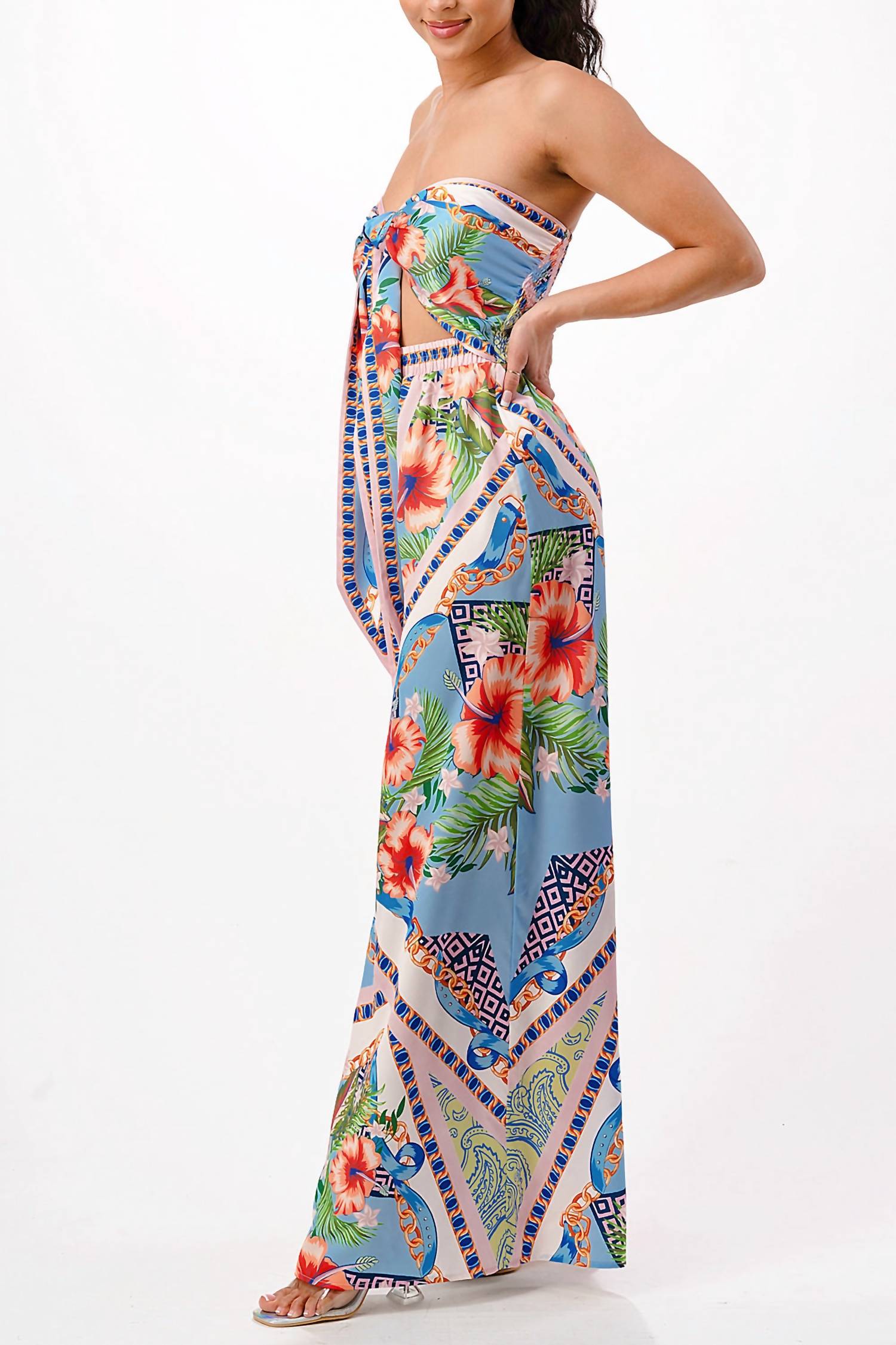 Her Bottari - Love Me Down Convertible Wide Leg Jumpsuit