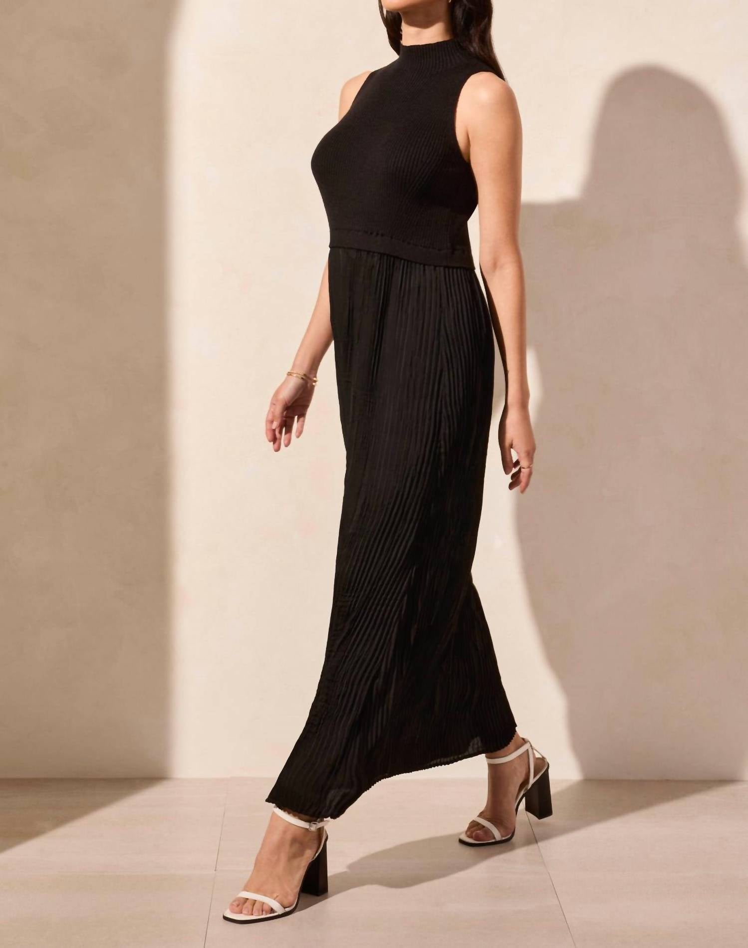 Tribal - Femme Sleeveless Twofer Maxi Dress