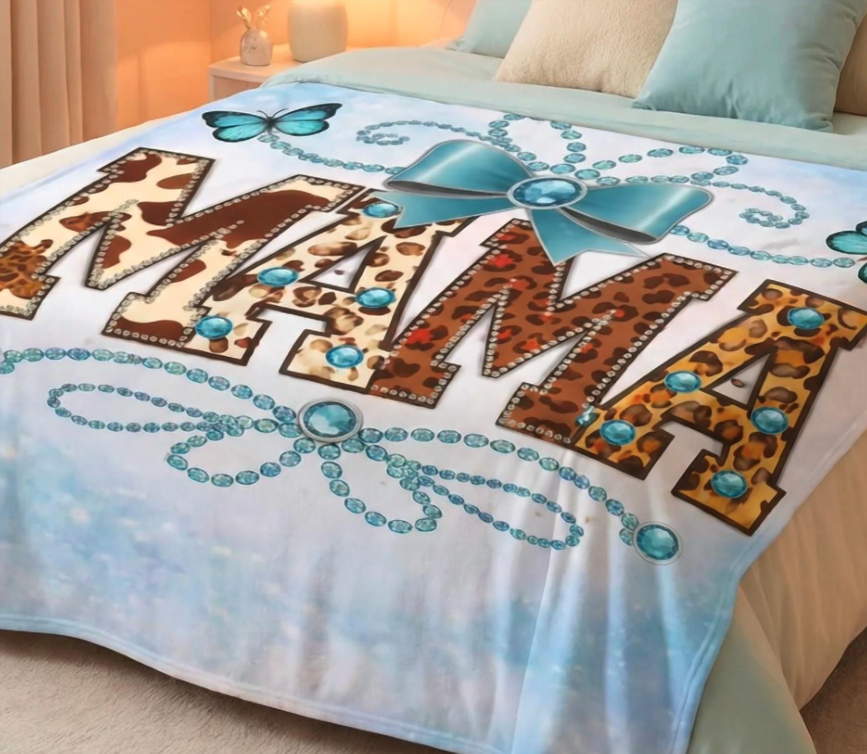 Julia Rose - Women's Animal Print Mama Blanket