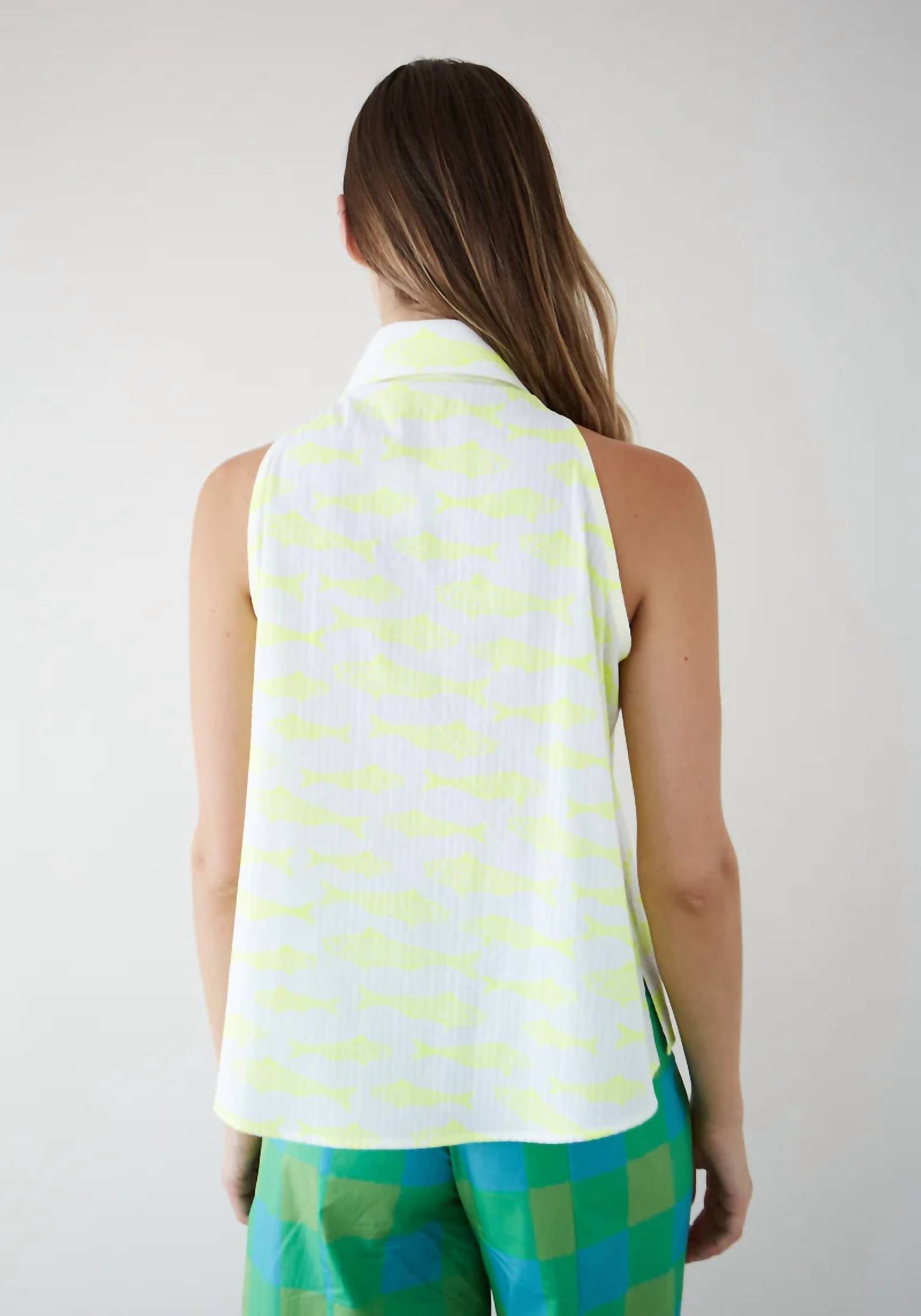 Dr Bloom - Sleeveless Fish Shirt