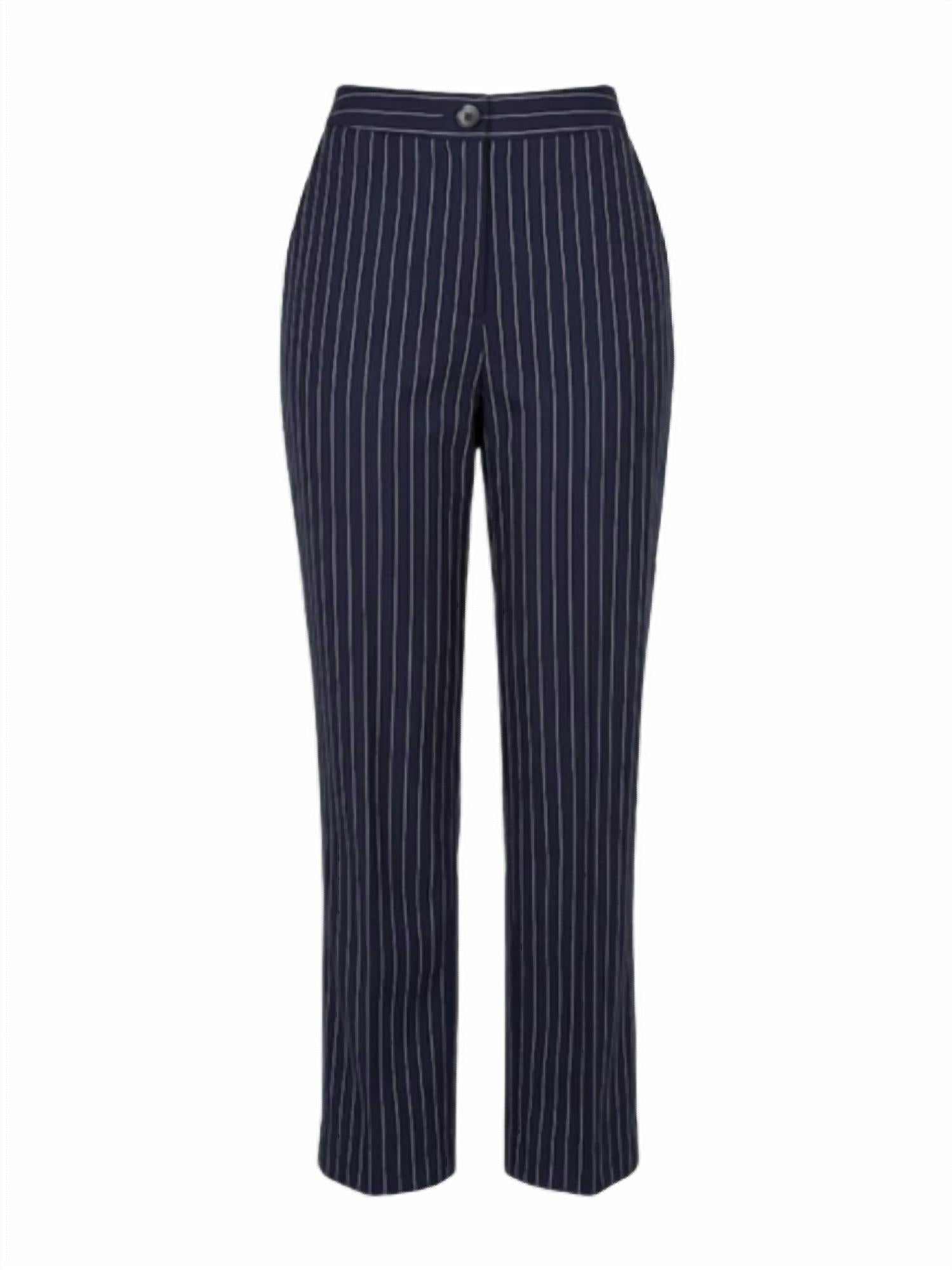 Eesome - Women's Coastal Chic Striped Pants