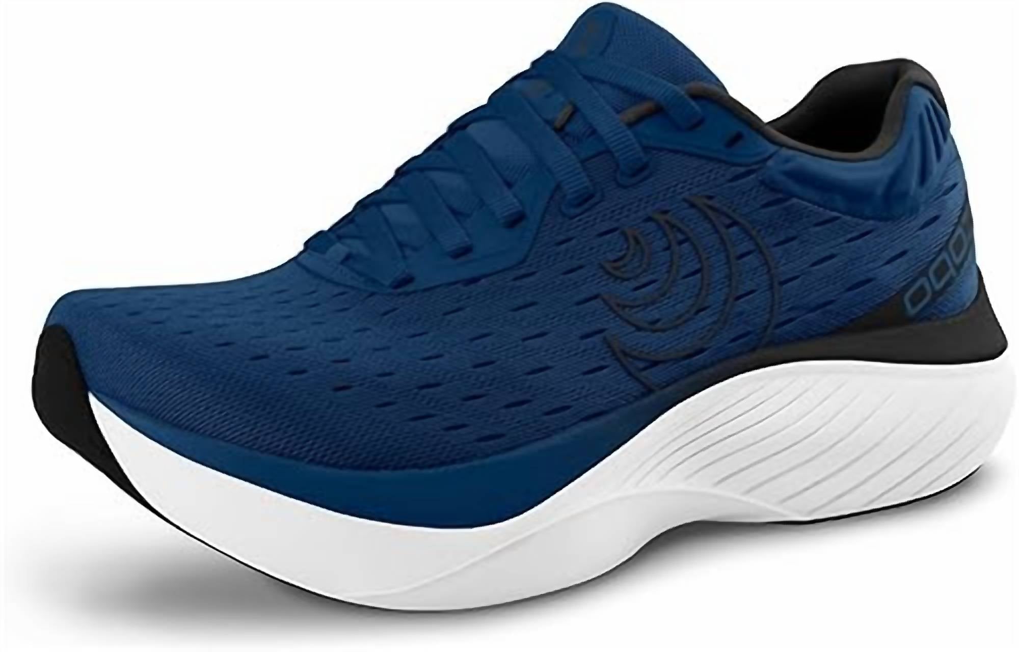 Topo Athletic Men's Atmos Running Shoes in navy white - men's shoe - alternate view