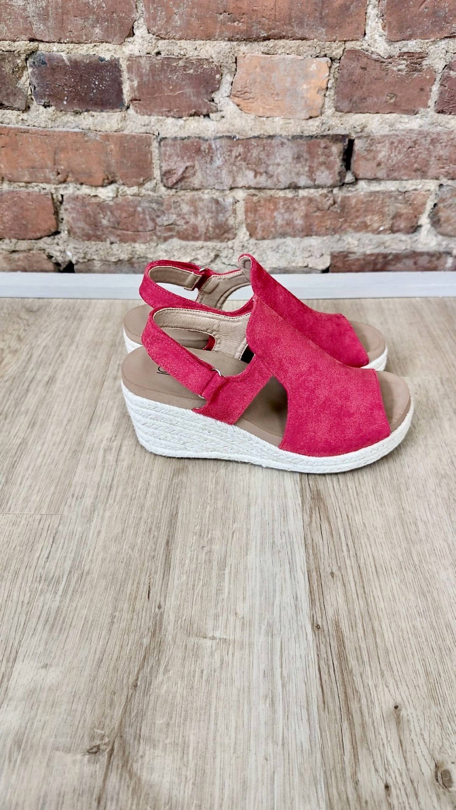 Corkys Footwear - Pose Wedge Red