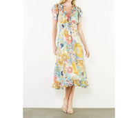 Thml - Flutter Sleeve Floral Dress