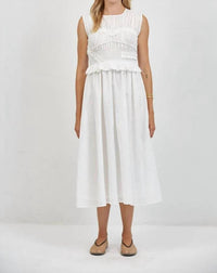A.Ren - Jeanie Smocked Midi Dress