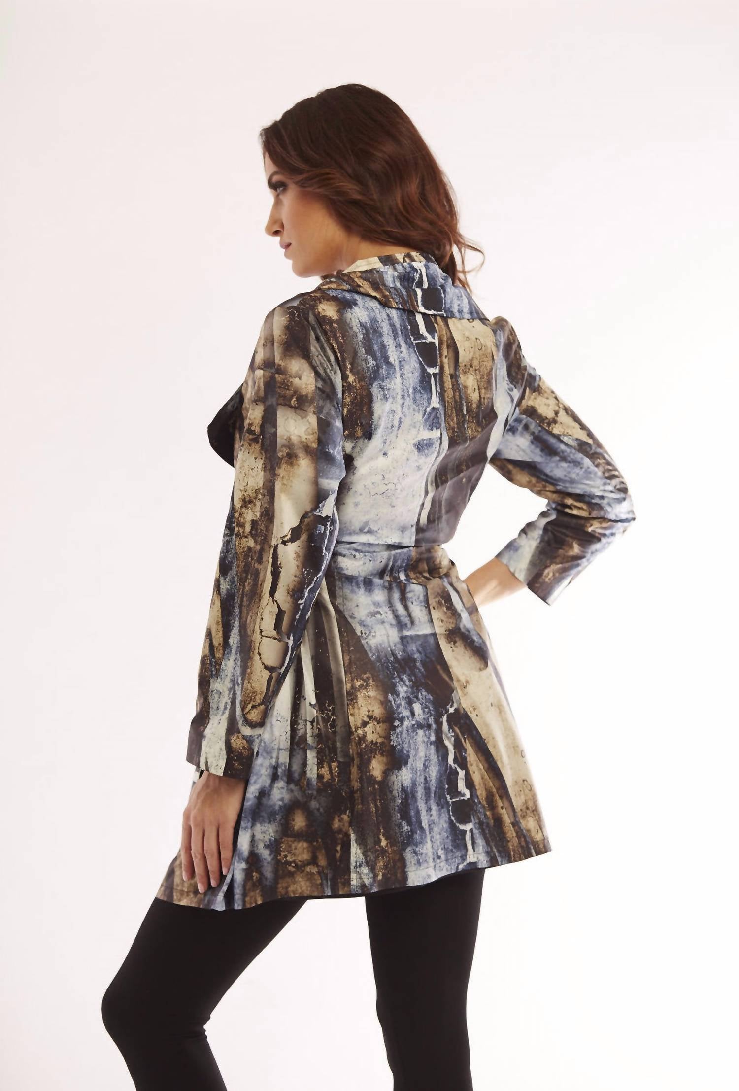 Arctic Belted Collard Rain Jacket