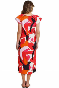 Foil - Dress Is More V-neck Midi Dress