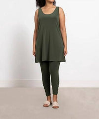 Sympli - Go To Tank Tunic Melange Top
