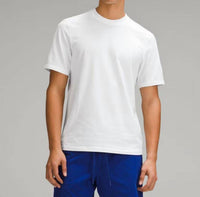 lululemon Zeroed In Short Sleeve Shirt in short sleeve shirt in white - men's t-shirt