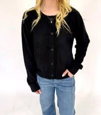 Very J - Button Front Cardigan Sweater