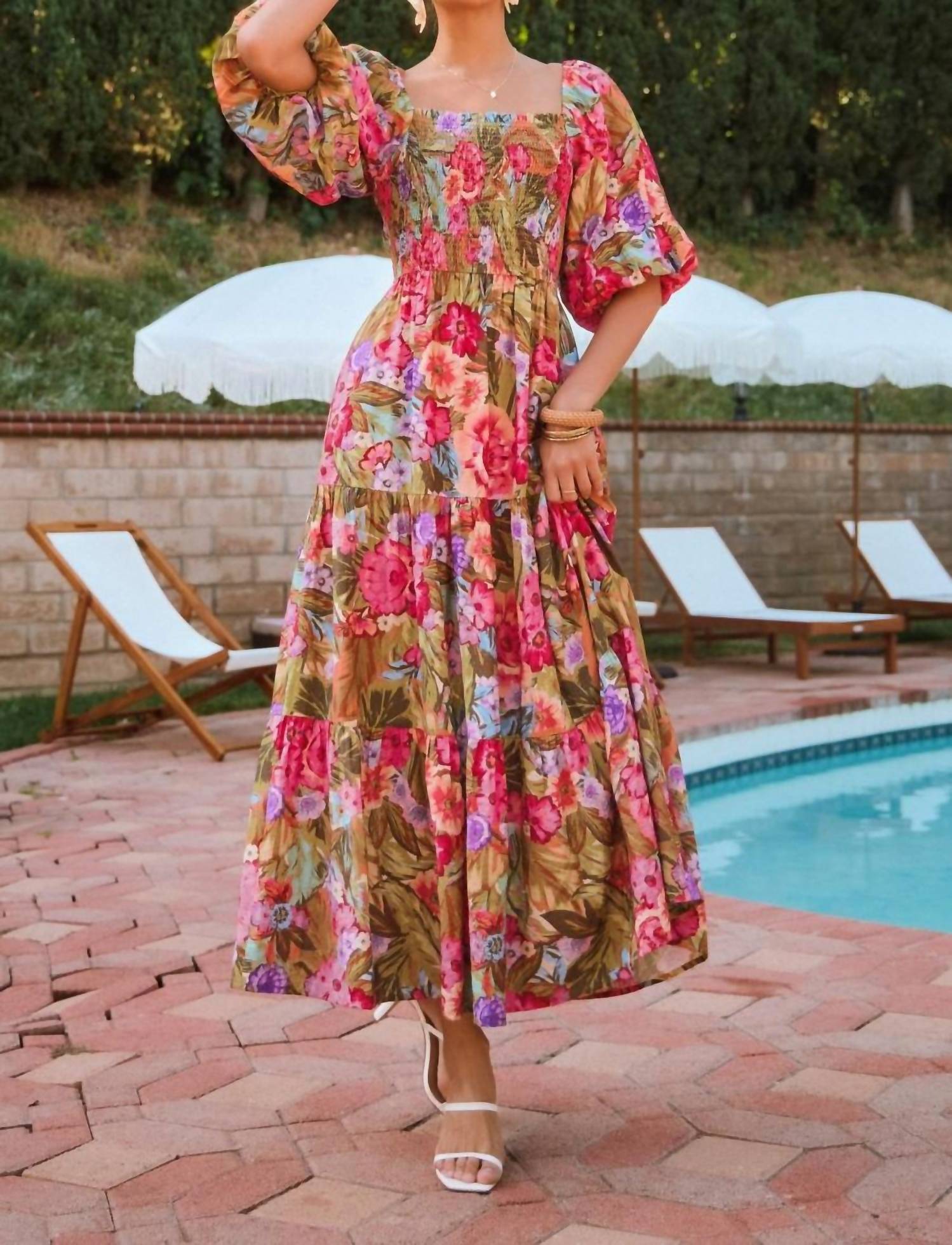 Oddi - Secret Garden Maxi Dress