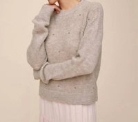 Bella Dahl - Beaded Crew Neck Sweater