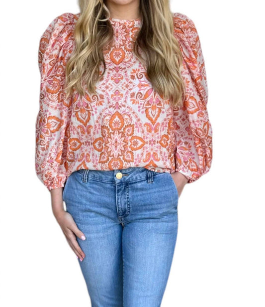 Olivaceous - PRINT BLOUSE