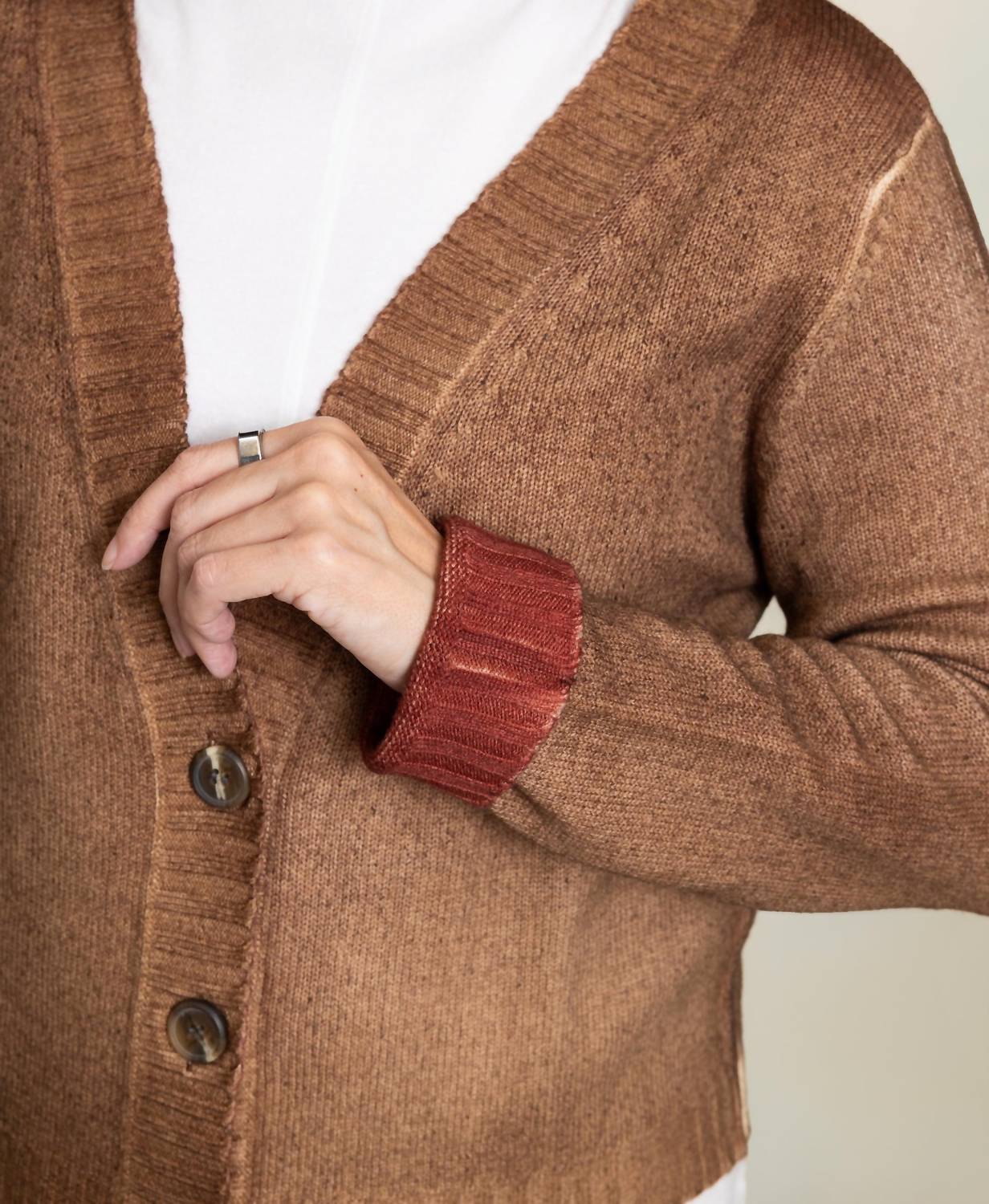 Alessandro Aste Derby Reversible Cardigan in blossom - women's sweater - view 4