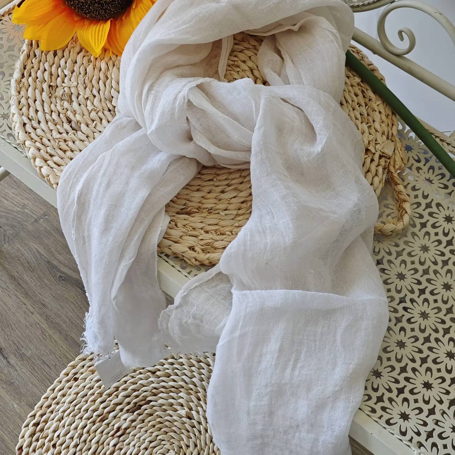 Made In Italy - Women's Linen Scarf