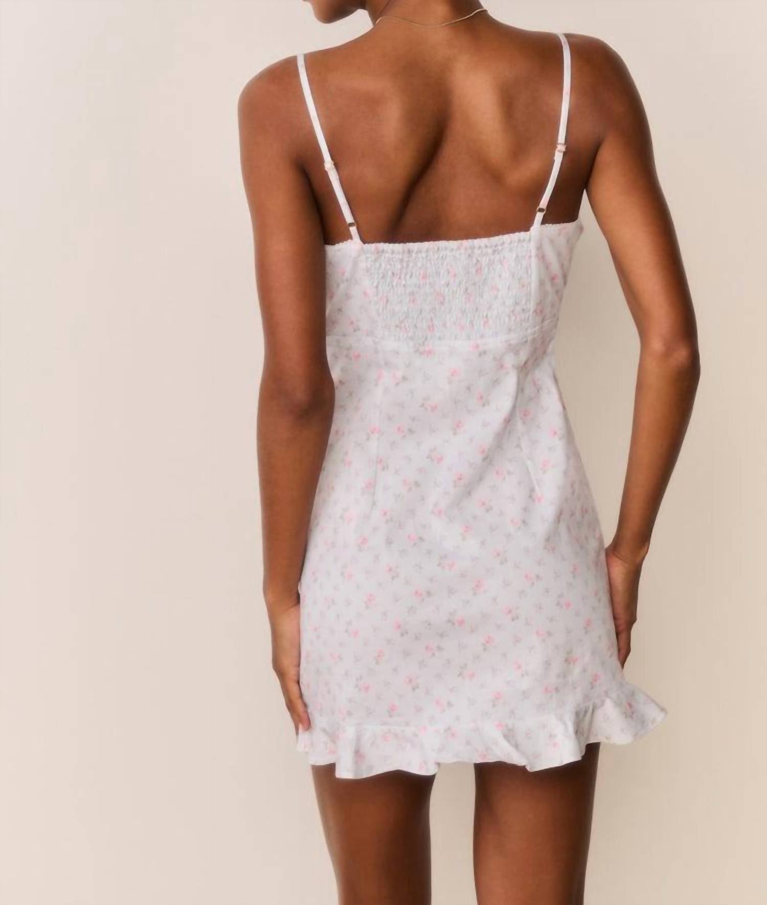 Loveshackfancy - Stephania Floral Cotton Mini Dress