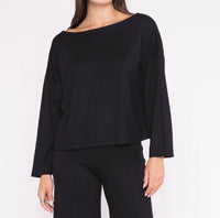 Ripley Rader - Sweater-knit Boat Neck Top