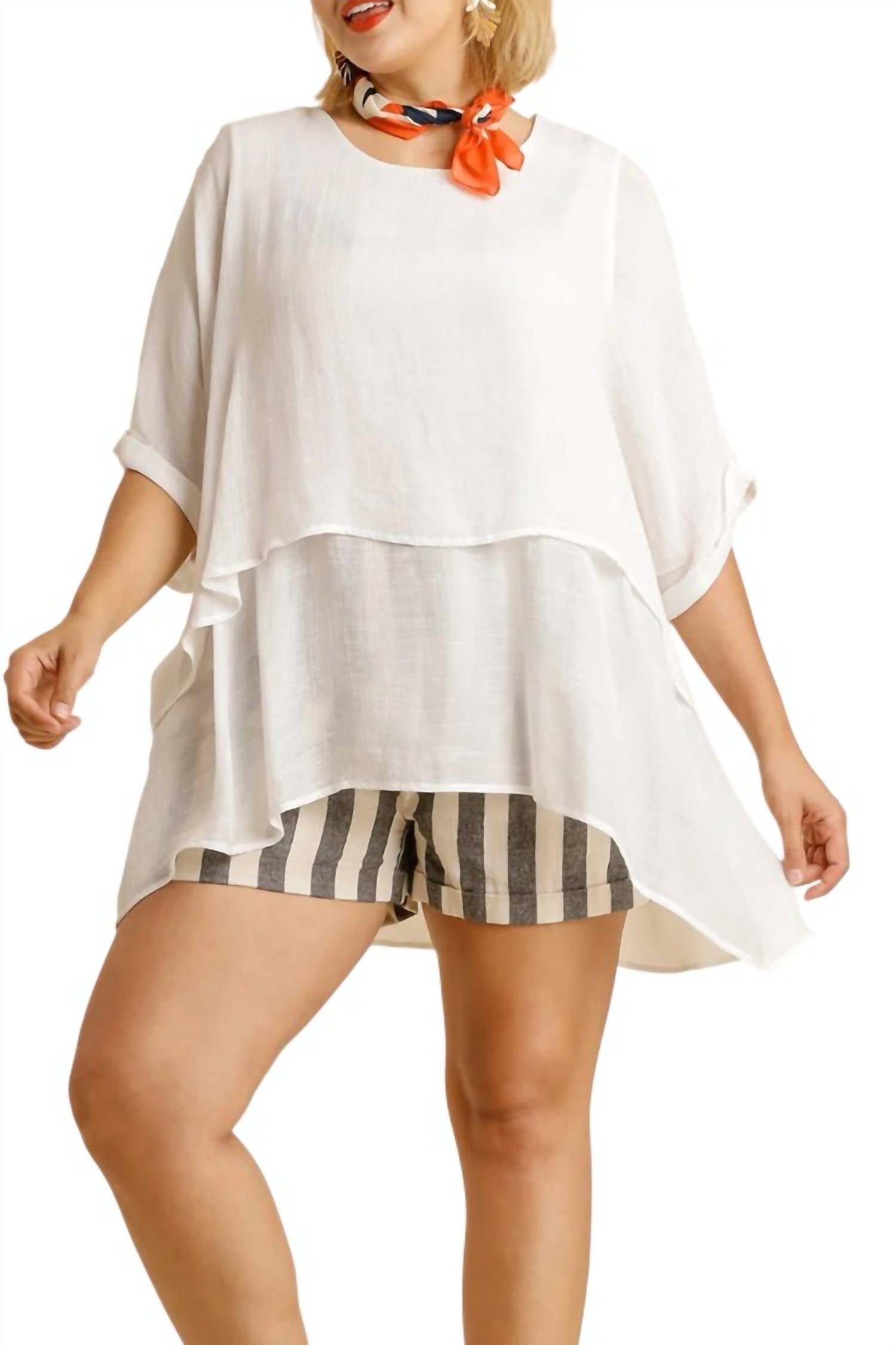 Umgee - Layered Tunic Top - Plus