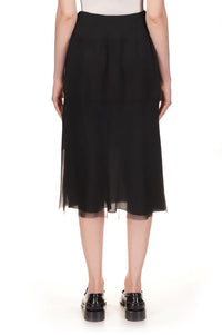 Marina Moscone - Mini Bonded Bias Jersey Skirt