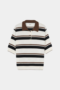 Cordera - Organic Cotton Striped Polo Shirt