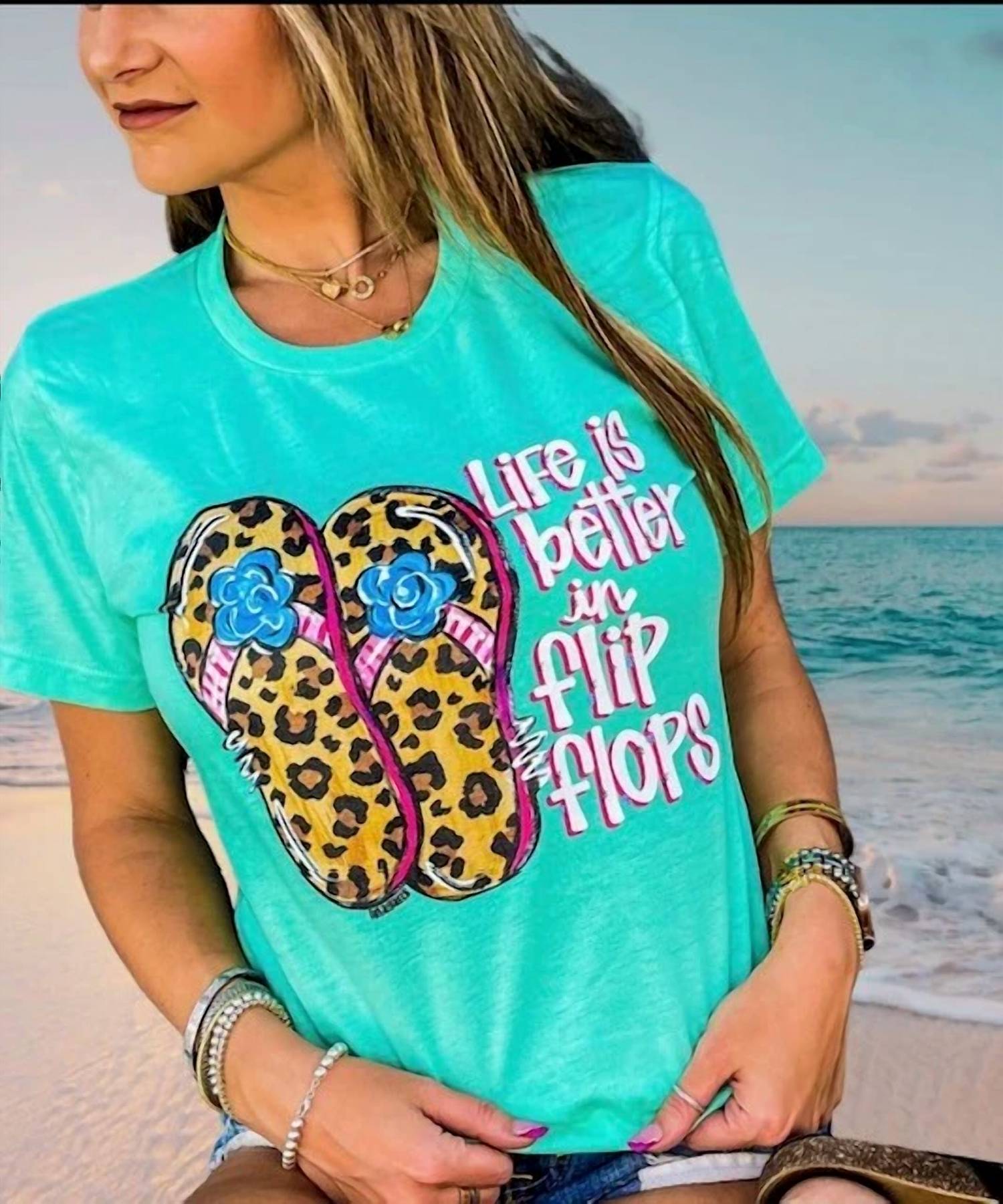 Anagails - Life Is Better In Flip Flops Graphic Tee