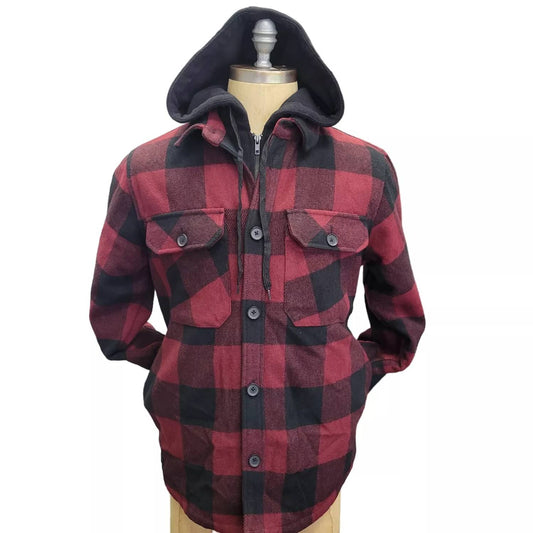 Hedge - Men's Sherpa Plaid Jacket