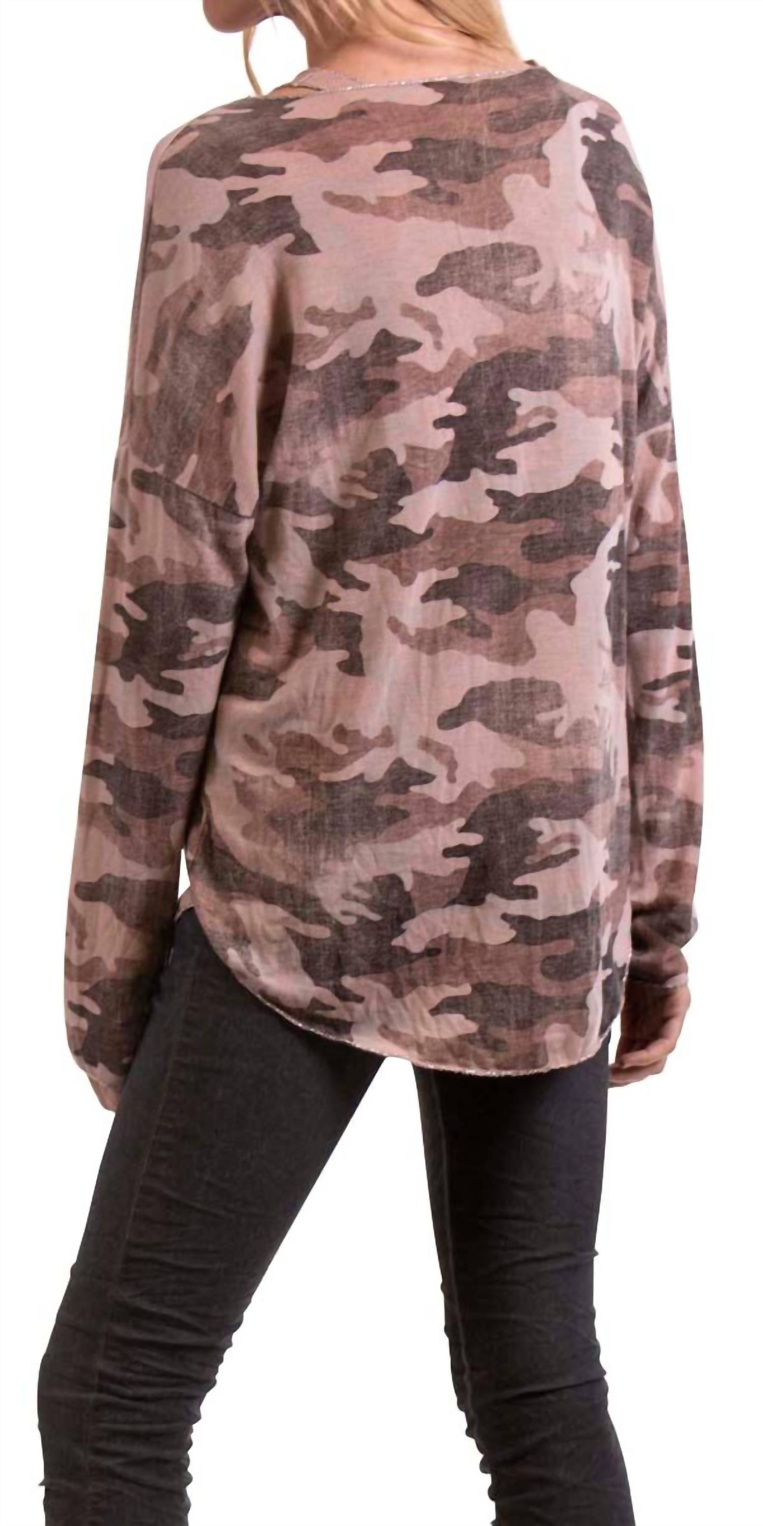 Gigi Moda - Vittoria Camo Sweater