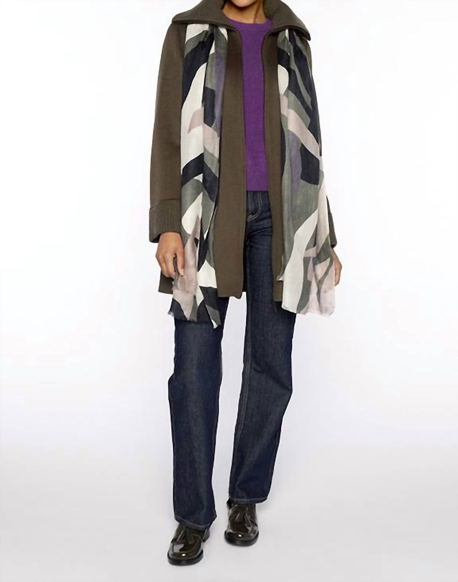 Kinross - Women's Abstract Print Scarf