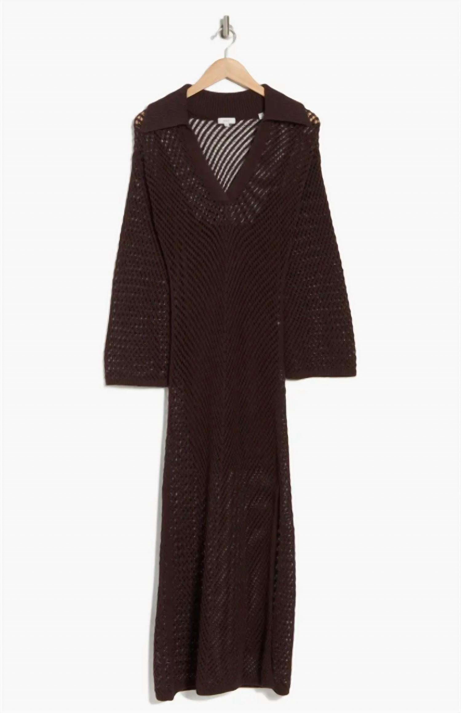 A.L.C. - Freya Long Sleeve Open Stitch Dress