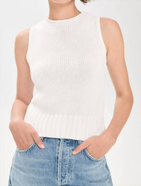 Rails Bondi Knit Top in white - women's tank top - view 4