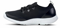 OOFOS Women's Oomg Sport Sneakers in white black - women's sneaker - detail view