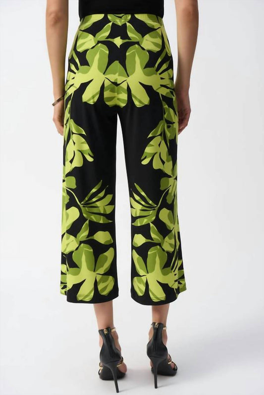 Joseph Ribkoff - Print pull on culotte pant