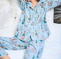 Printfresh - Champagne Tower Long Pajama Set