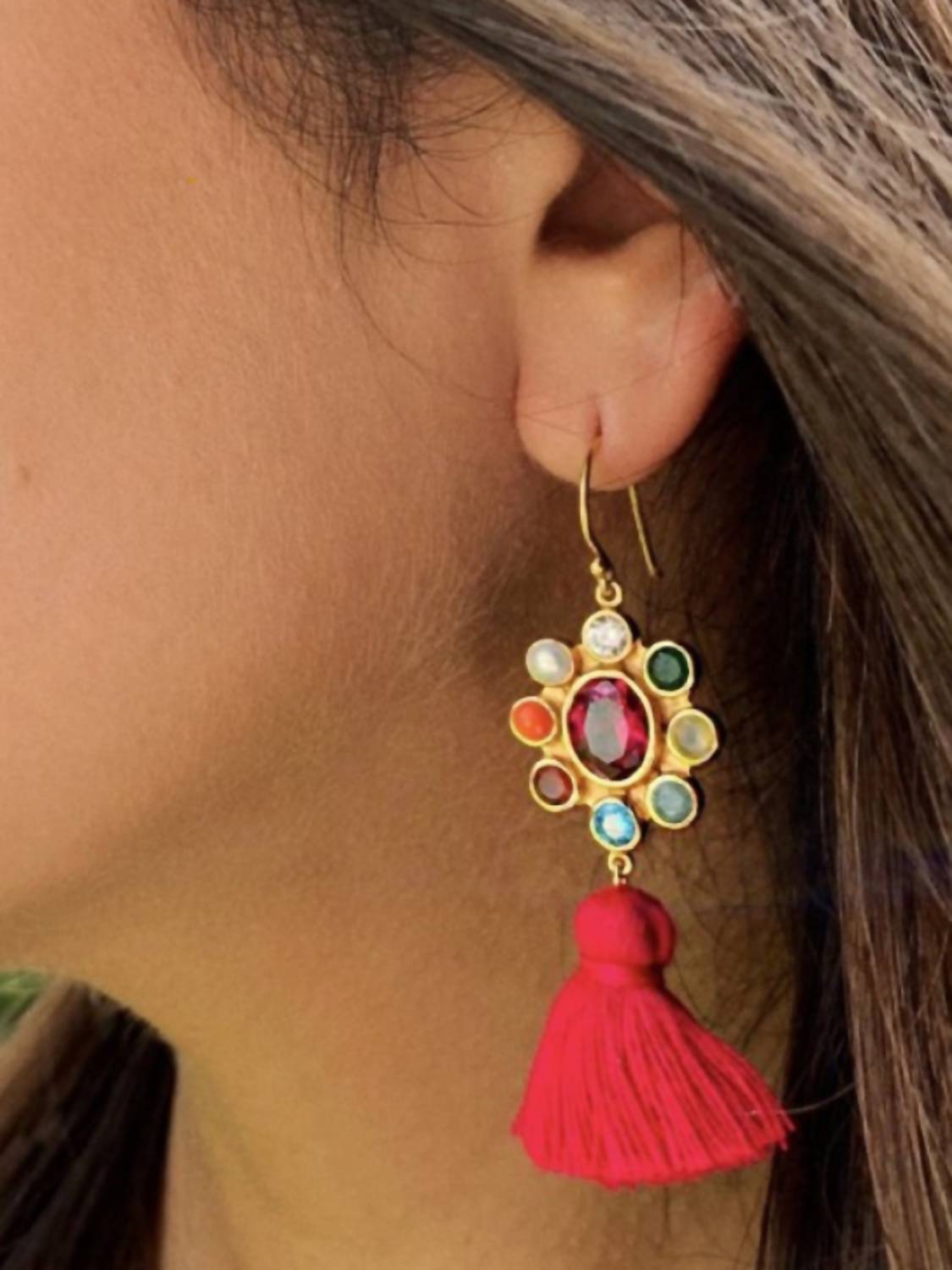 Sara Lashay - Women's April Tassel Earrings