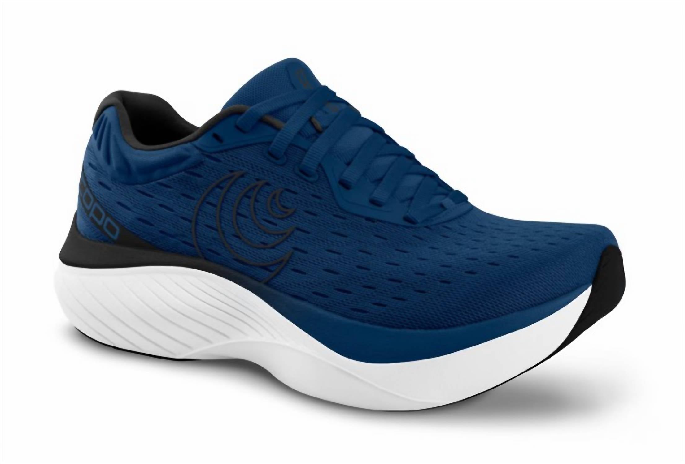 Topo Athletic Men's Atmos Running Shoes in navy white 1 - men's sneaker - alternate view