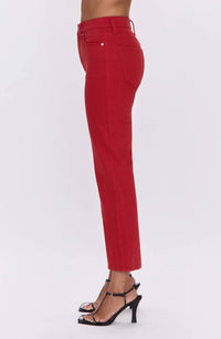 PISTOLA Charlie High Rise Straight Jeans in samba - women's jeans - alternate view