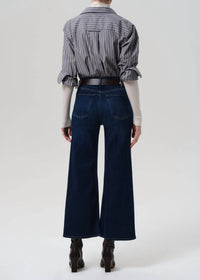 Citizens of Humanity Lyra Wide Leg Crop Jeans in dakota - women's jeans - view 4