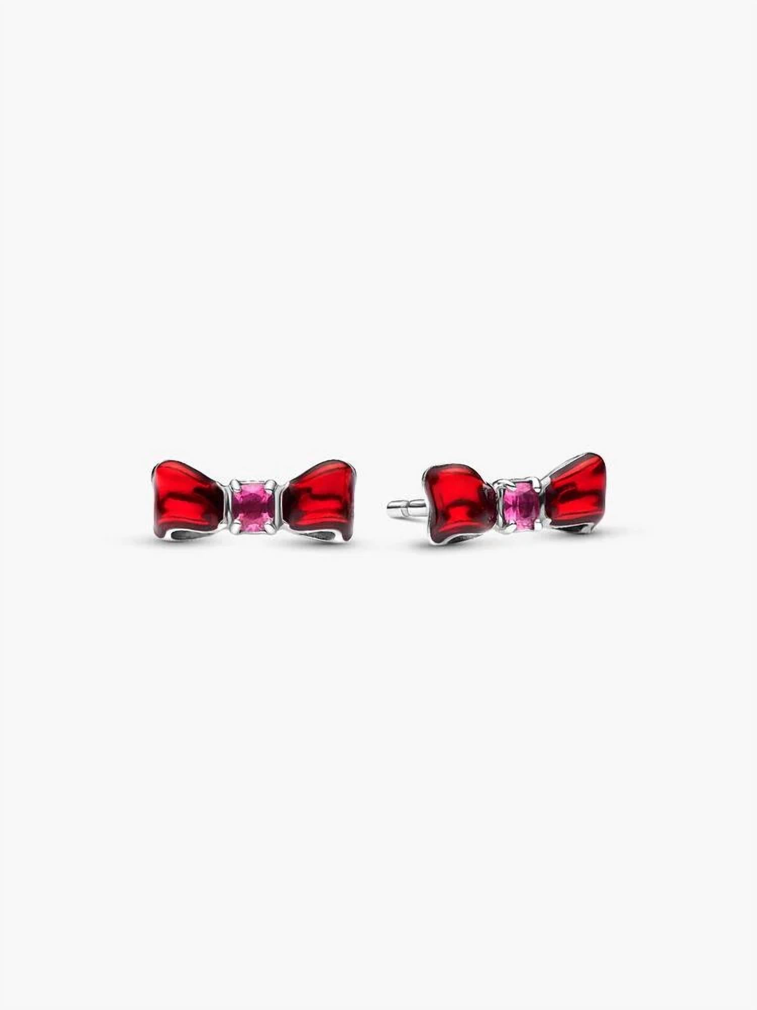 Pandora - Disney Snow White Bow Stud Earrings