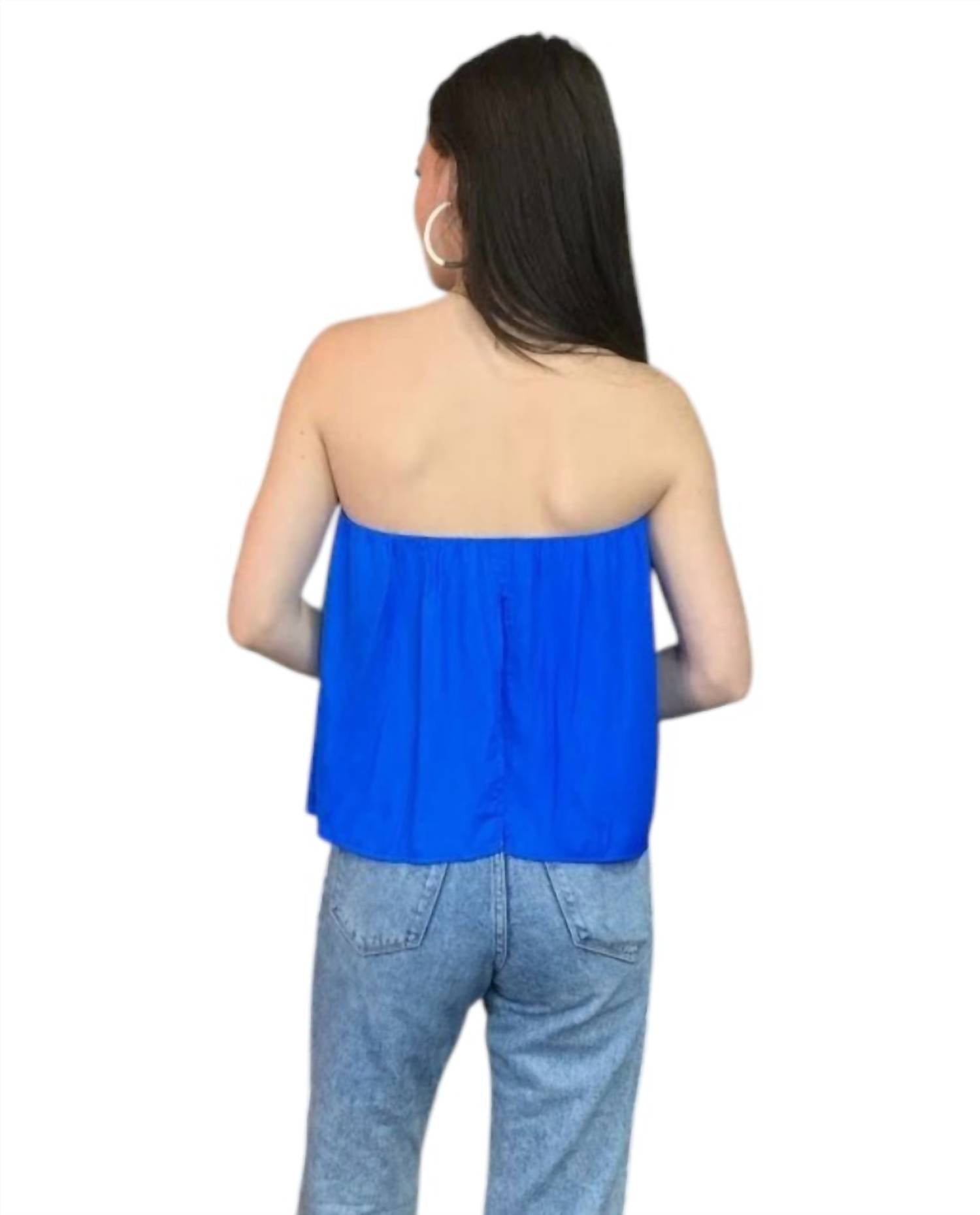 Vine & Love - Gameday strapless top