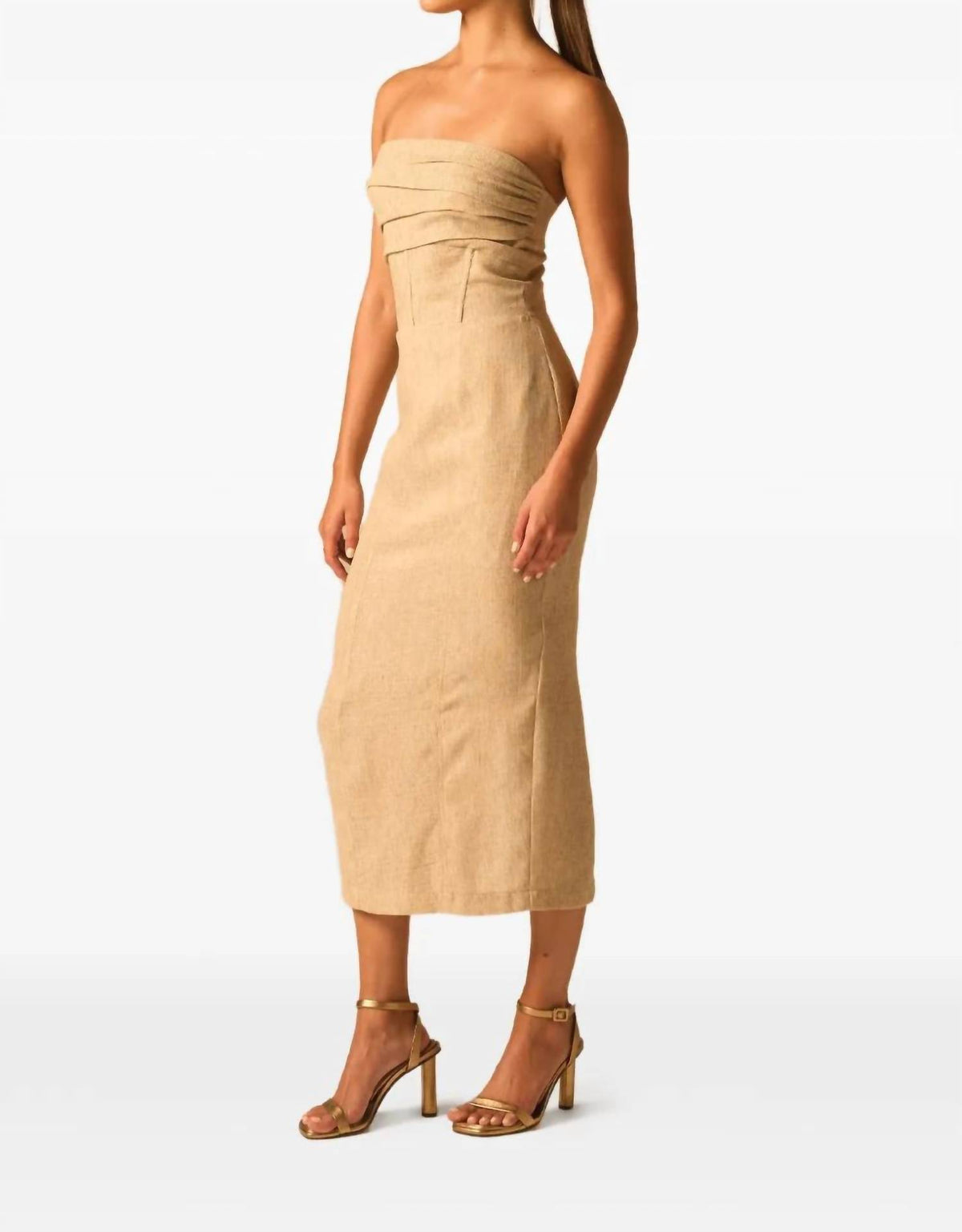 Jbq - Bellucci Strapless Midi Dress