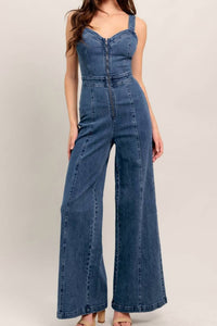 Flying Tomato - Lainey Denim Jumpsuit