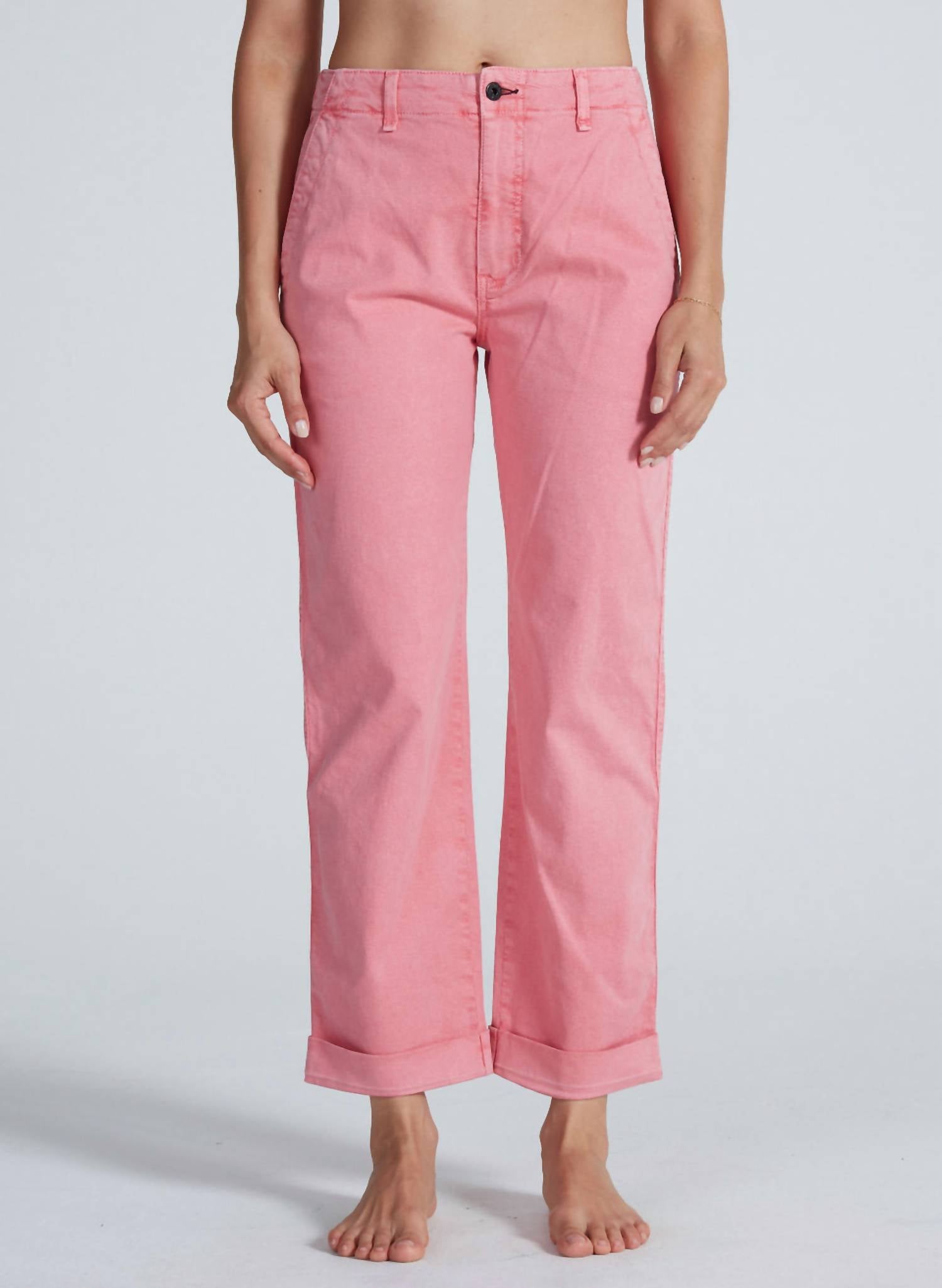 Askk Ny - High Rise Tomboy Chino Pants