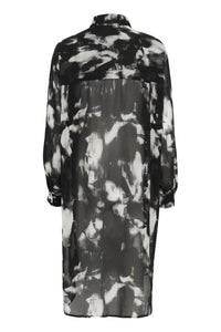 Kaffe - Kaaska Sheer Long Sleeves Shirt Dress