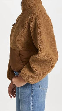 Frame - Fleece Mix Pullover Jacket