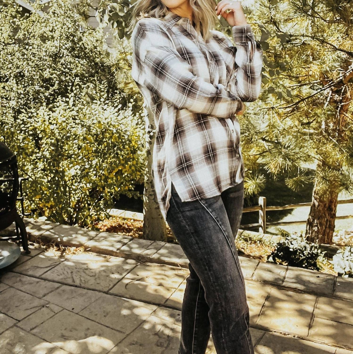 Be Cool - Button Down Plaid Flannel Shirt